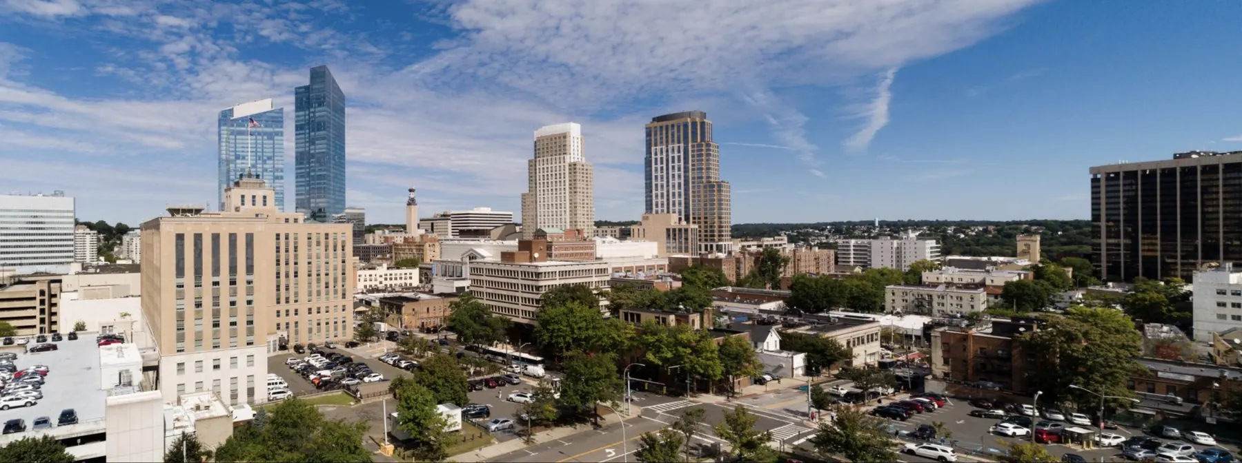 Downtown White Plains skyline