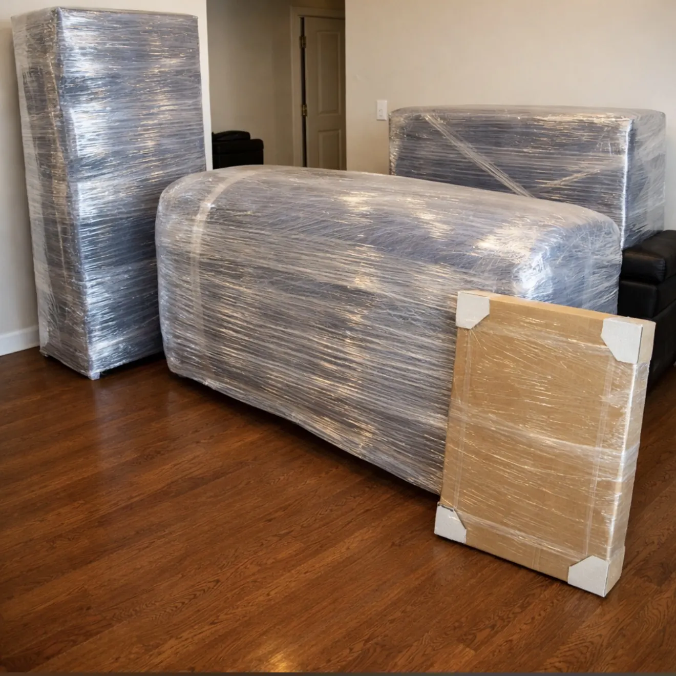 Furniture protected for a move